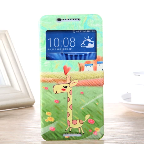 Чехол из искусственной кожи с откидной крышкой для HTC Desire 620 чехол 620G 820 мини-чехол
