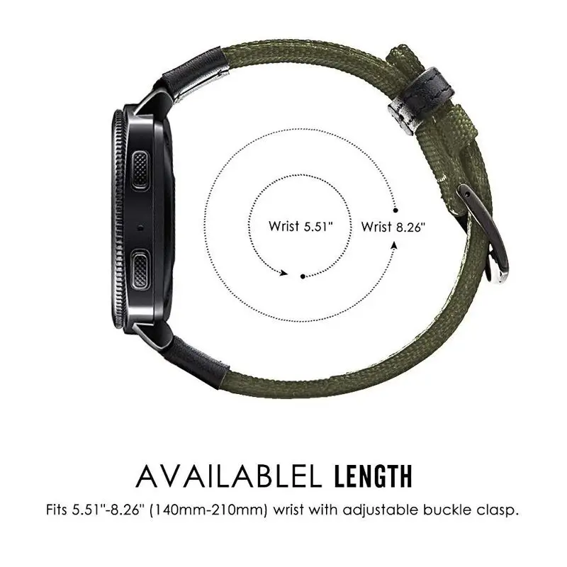 Fácil Ajuste de Nylon & leather strap