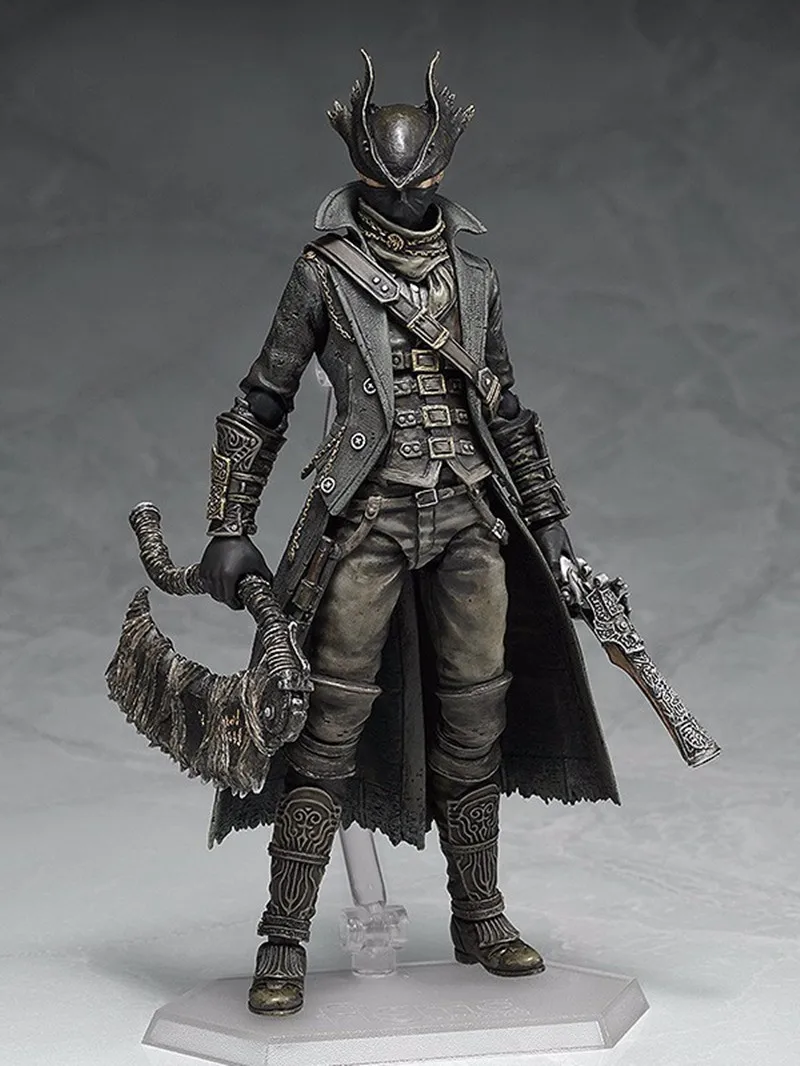 Новое поступление Bloodborne игры рисунок Hunter Figma 367 ПВХ фигурку Модель Коллекция игрушки куклы Подарки 15 см