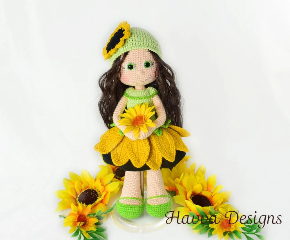 crochet toys amigurumi doll girl number WS0032