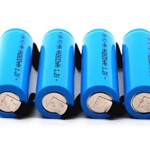 /lote Новинка fikida 1,2 V AA батарея AA 2600 mAh NI MH перезаряжаемая контактная электрическая сварочная головка зубья