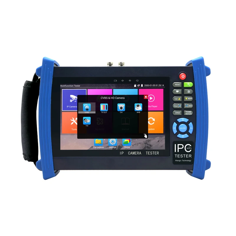

New IP tester Retina Screen 4K H.265 IP Camera Tester Analog TVI AHD CVI CCTV tester monitor with Cable tracer Security camera