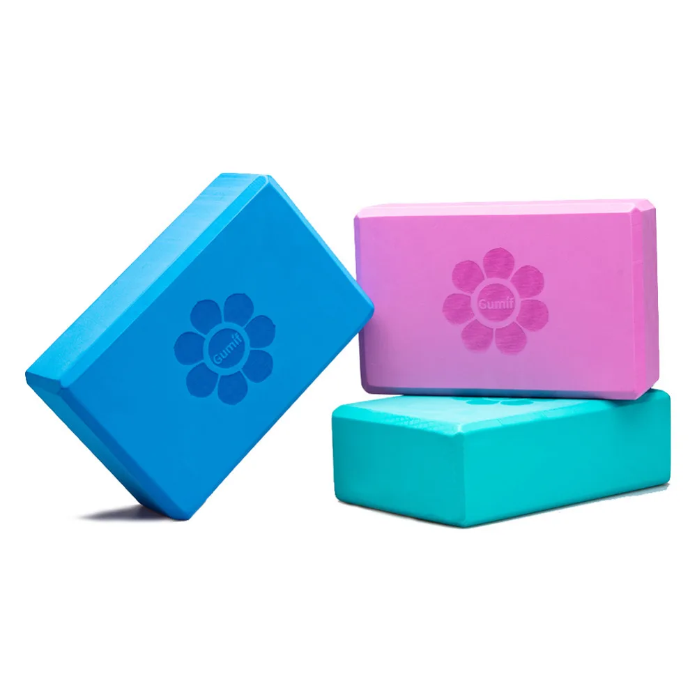 

2pcs Hot Yoga Blocks Foam Bricks Fitness Pilates Strength Training Exercise Indoor Workout Body Shaping