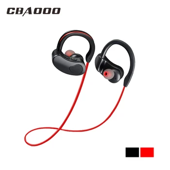 

Bluetooth Earphone Sport Stereo Waterproof Headphones Earbuds Wireless in-ear Neckband Earhook Headset with Mic for Phone