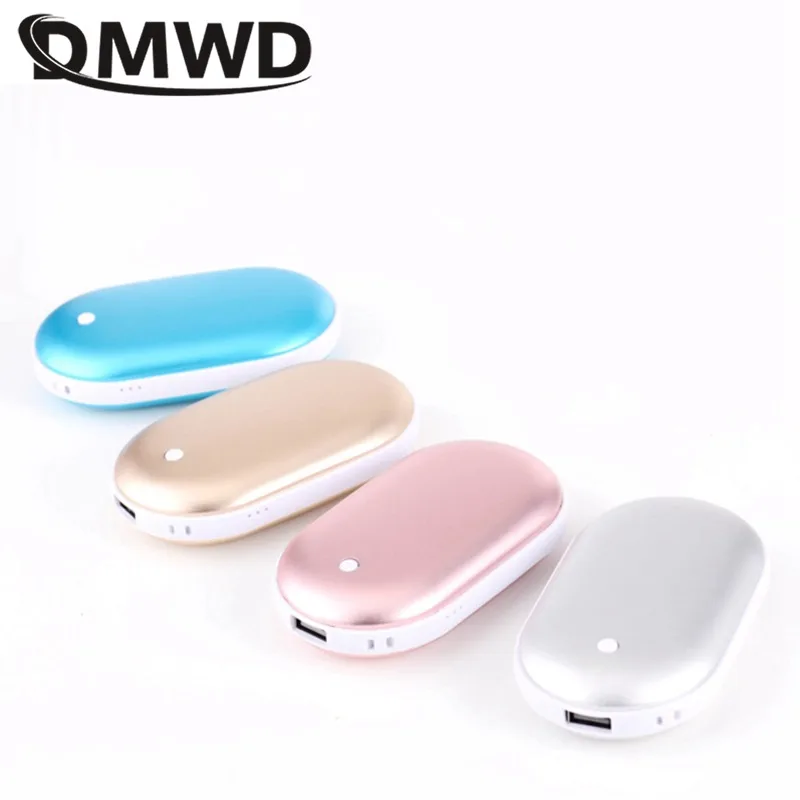 DMWD 5200mAh Portable Mini Hand Warmer portable charger Li Battery 3 level Adjustable Thermostat