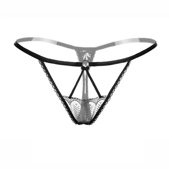 

Lace G-String Panties Women Underwear Low Waist Transparent Lace Panties Thong Sexy Seamless G String Underpants