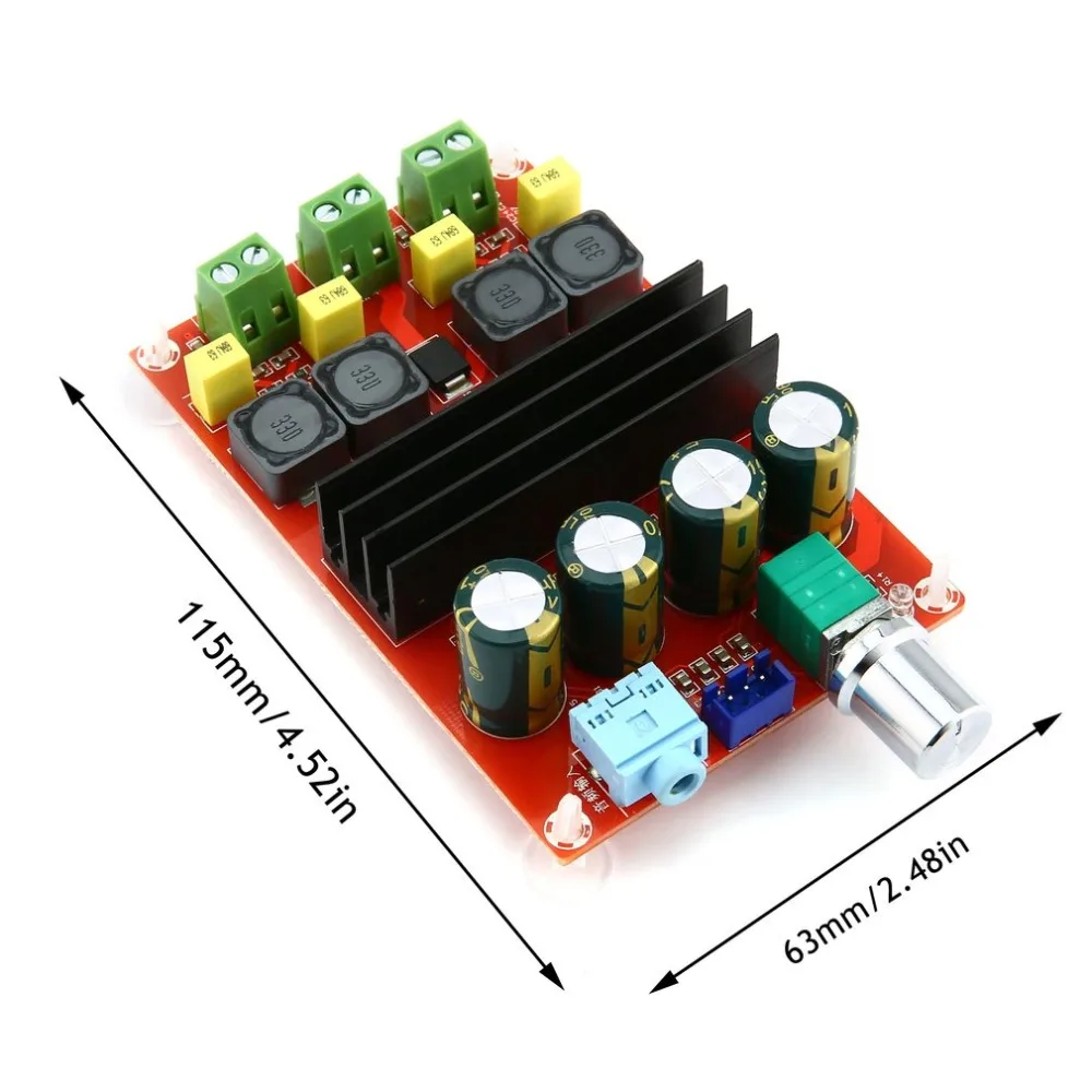 TPA3116 2*100 Вт Bluetooth цифровой усилитель мощности плата двухканальный цифровой аудио усилитель плата модуль супер бас Ampl