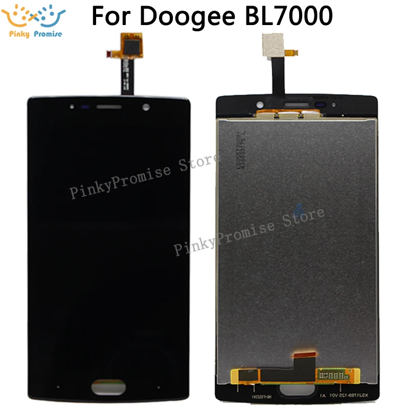 ЖК-дисплей + сенсорный экран Для Doogee BL7000 100% оригинальный ЖК-дигитайзер стеклянная