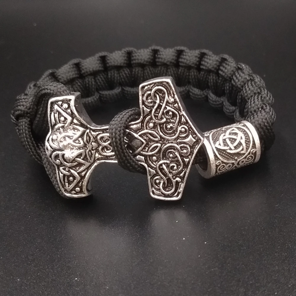 Odin Face Vikingos Thor Hammer Mjolnir Triskele Trinity Viking Jewelry