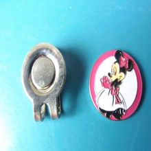 Шарик с изображением Минни-маркер с магнит, заколка на шляпу