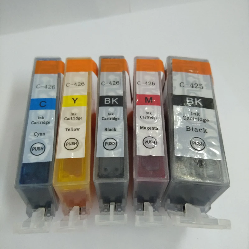 Vilaxh 5 шт./лот PGI 425 чернильные картриджи CLI 426 pixma ip4840 ix6540 mg5140 mg5240 mg6140 mg8140 mx884