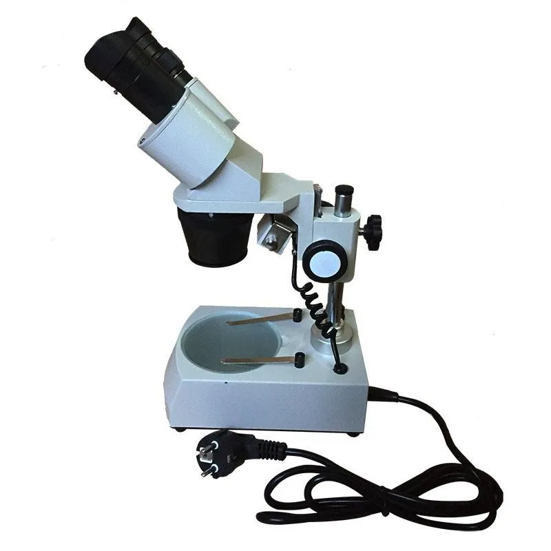 Мобильный телефон паяльная Сварка стереоскопический бинокулярный микроскоп 20X 40X галогенная лампа освещенная окуляр WF10X