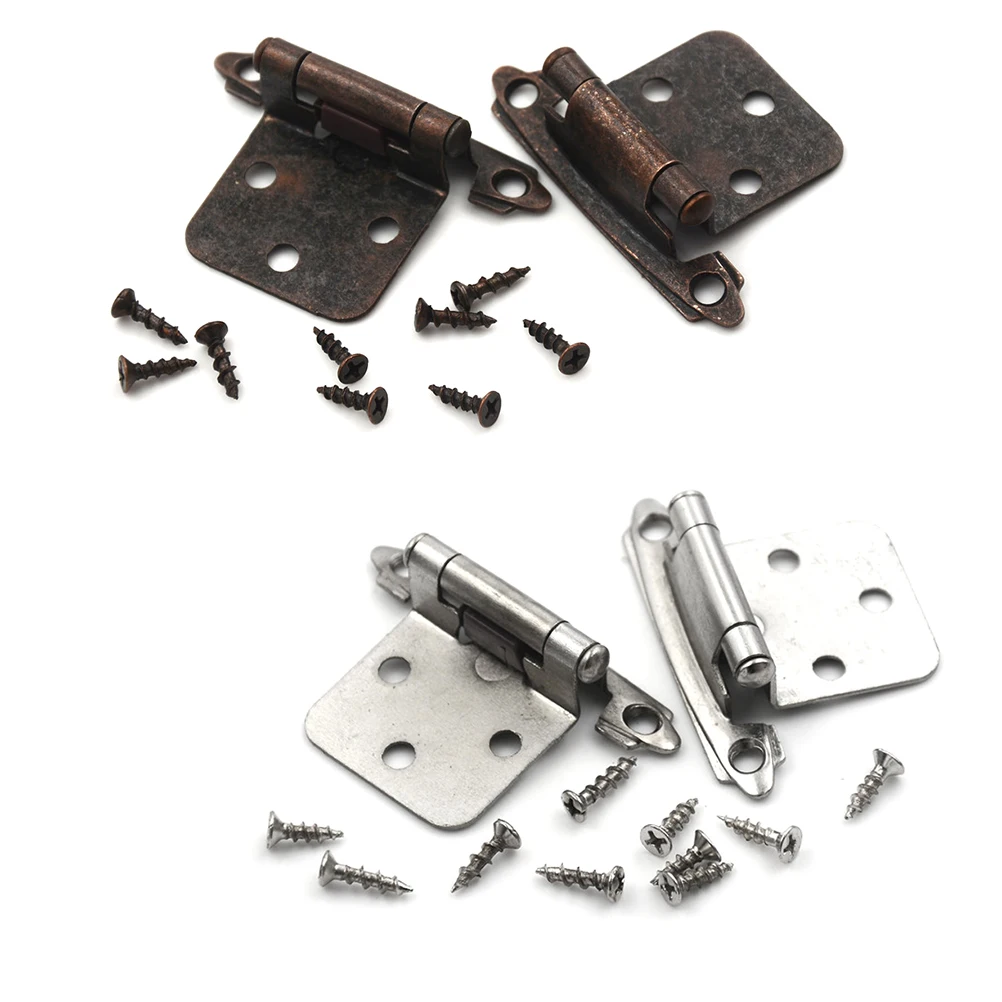 

Self Close Cabinet Door Hinge Kitchen Cupboard Flush Hinge Antique Furniture Hardware 1 Pcs