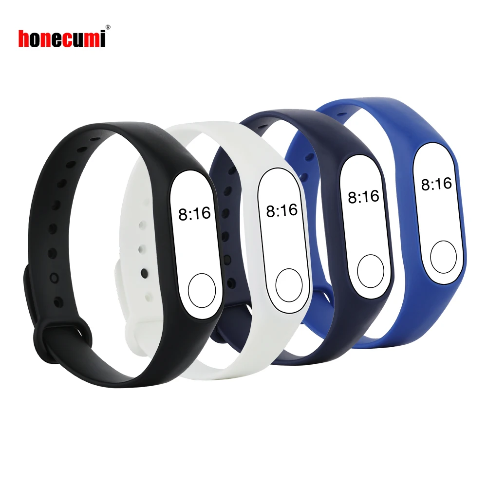 Honecumi для Xiaomi Mi Band 2 Браслет Smartwatch наручный ремешок фитнес трекер аксессуары