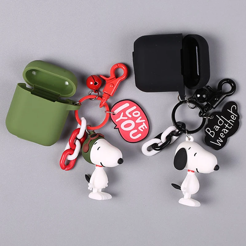 Cute Dog Silicone Case for Apple Airpods Bluetooth Wireless Earphone Accessories 1 2 Case Headset Headphone Protective Cover Bag