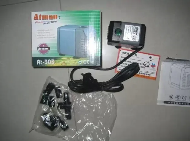 Atman at 303 погружной насос Маленький Емкость для аквариумных растений водяной