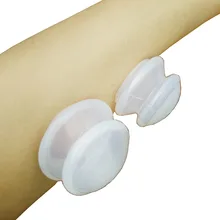 2pcs Transparent Silicone Vacuum Cupping Cups face beauty clearing damp Body Massage Slimming Helper Suction cup Anti Cellulite