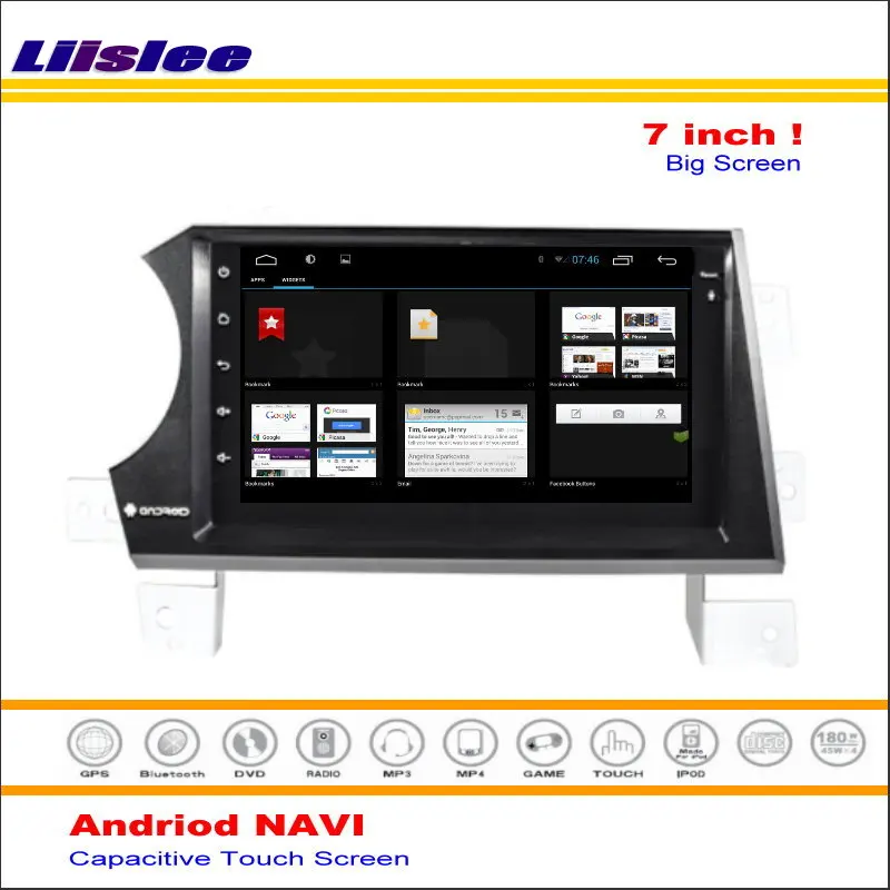 Discount Liislee Car Android GPS Navigation System For SsangYong Actyon / Korando 2006~2016 Radio Stereo Video Multimedia No DVD Player 4