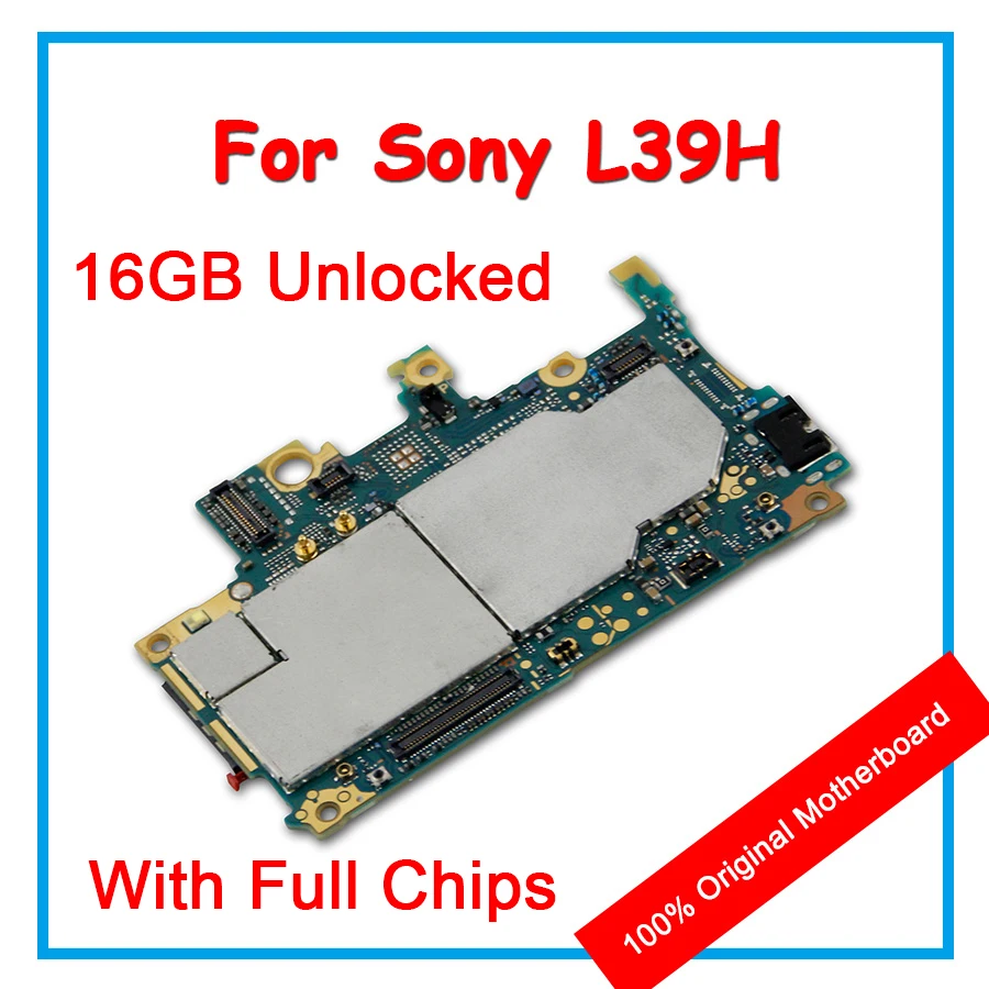 

For Sony Xperia Z1 L39H C6902 C6903 Original Motherboard 100% Unlock Mainboard With Android OS Logic board With Chip For Replace