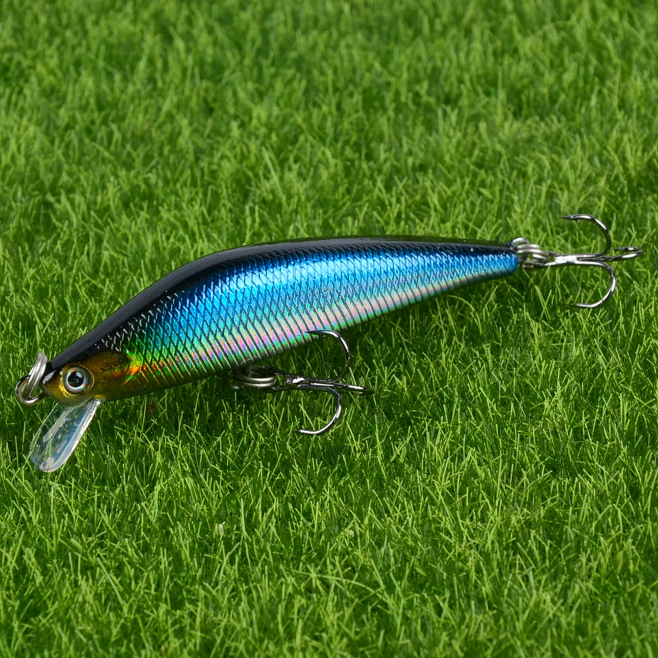 

LINGYUE 1PCS Fishing Minnow 8cm/8g Hard Wobbler Crankbait Floating Lure Leurre Isca Artificial For Bass Pike Pesca H090