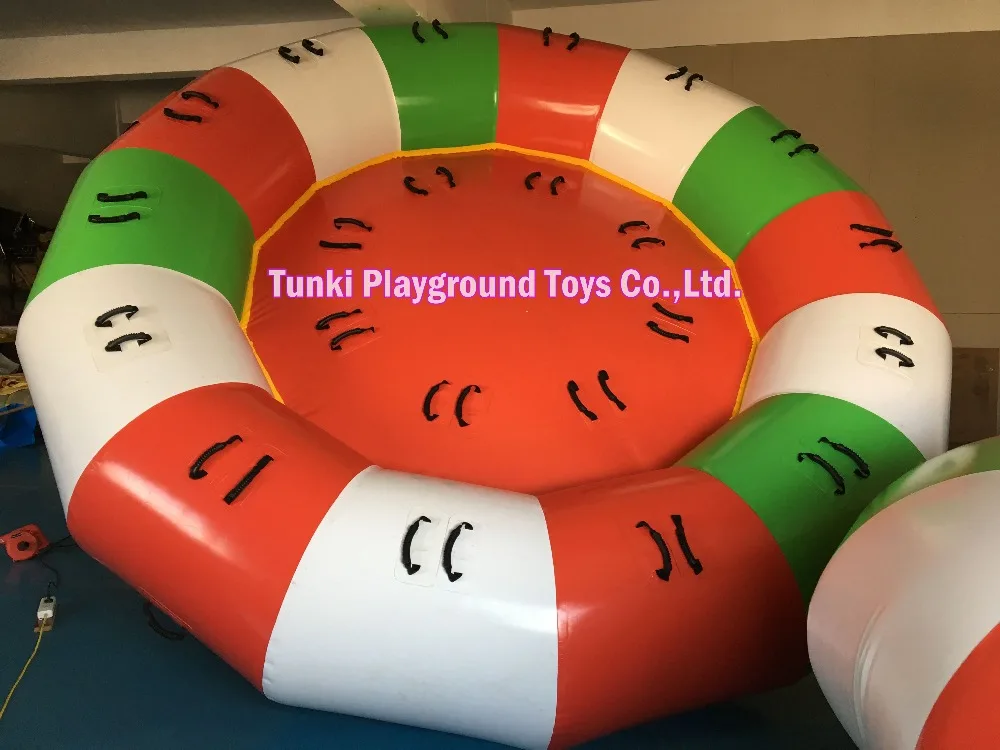 inflatable disco boat spinning boat towable tube 8 in Water Play