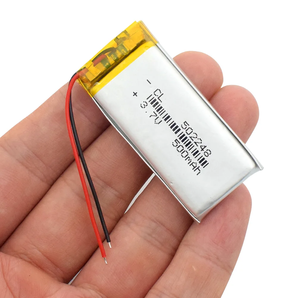 502248 3,7 v 500mAh литий-ионные Lipo элементы литий-полимерные Сменные аккумуляторные батареи для Bluetooth динамиков gps PDA