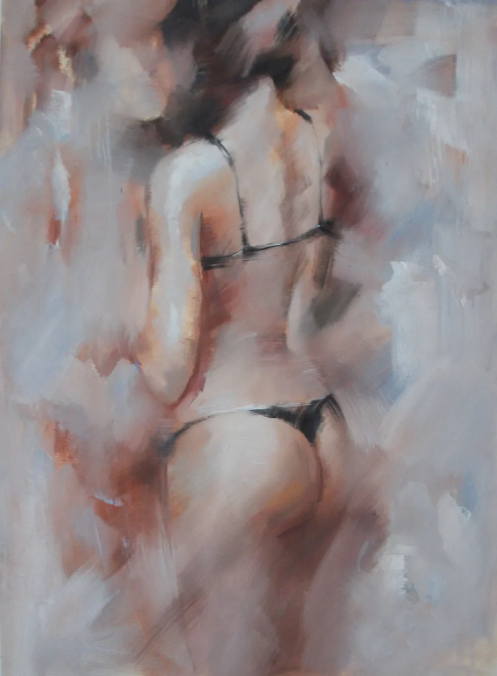 

Hand Painted Nude Girl Wall Art Naked Lady Sexy Abstract Figure Oil Painting on Canvas Home decoration painting wall art