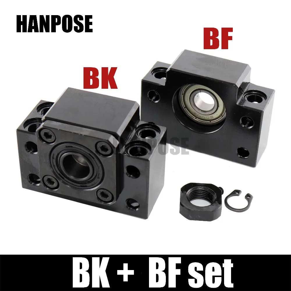 Free shipping BK BF Set one pc of BK12/10/15/20 kits and one pc BF12 for RM1204 SFU1605 sfu2005 Ball Screw End Support Free shipping BK BF Set one pc of BK12/10/15/20 kits and one pc BF12 for RM1204 SFU1605 sfu2005 Ball Screw End Support