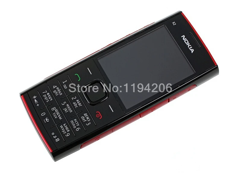 X2 Nokia X2-00 Bluetooth FM JAVA 5MP разблокированный мобильный телефон Горячая в Польшу