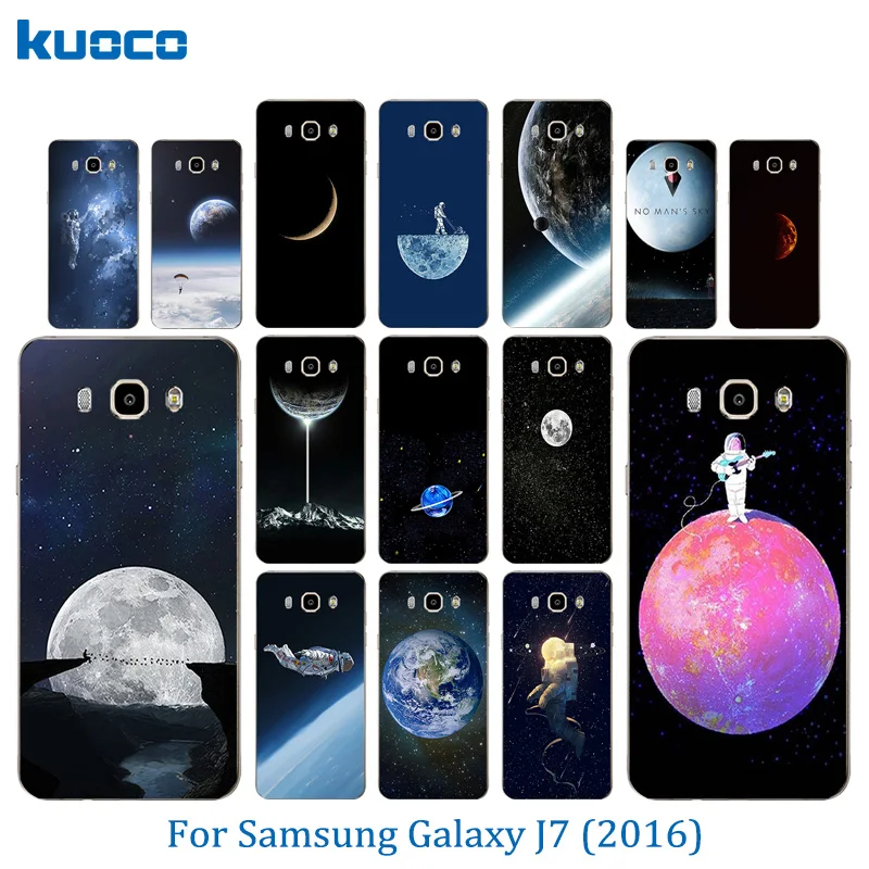 5.5 inch For Samsung Galaxy J7 2016 Phone Case Silicone Space World Pattern for J710F J710H J7108 J7109 Matte Full Protect Shell |