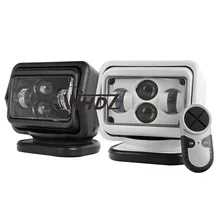 1pc 7″ 60W Led Remote control Searchlight 7inch Spot LED Work searching Light for TRUCK SUV BOAT MARINE Remote control light