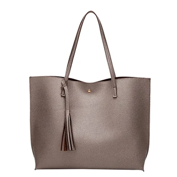 

Laamei Women's Soft Leather Handbag High Quality Women Shoulder Bag Shopper Tote Bucket Bag Fashion Women's Handbags 2020 new