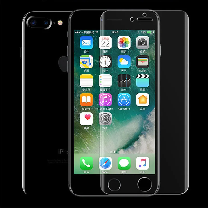 2PCS-Full-Screen-Protector-Film-For-iphone-8-Coverage-Edge-Soft-TPU-Foil-For-iphone-7