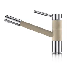 Полированная медь Робине Para torneira blancos sandbeige silgranit long reach носик кухонный кран Pull Out Раковина Смеситель