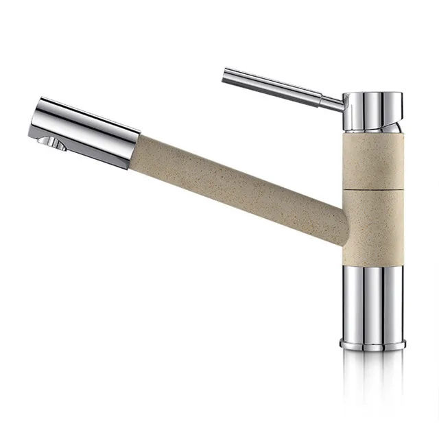 Polished Copper Robinet Para Torneira Blancos Sandbeige Silgranit Polished Copper Robinet Para Torneira Blancos Sandbeige Silgranit Long Reach Spout Kitchen Faucet Pull Out Sink