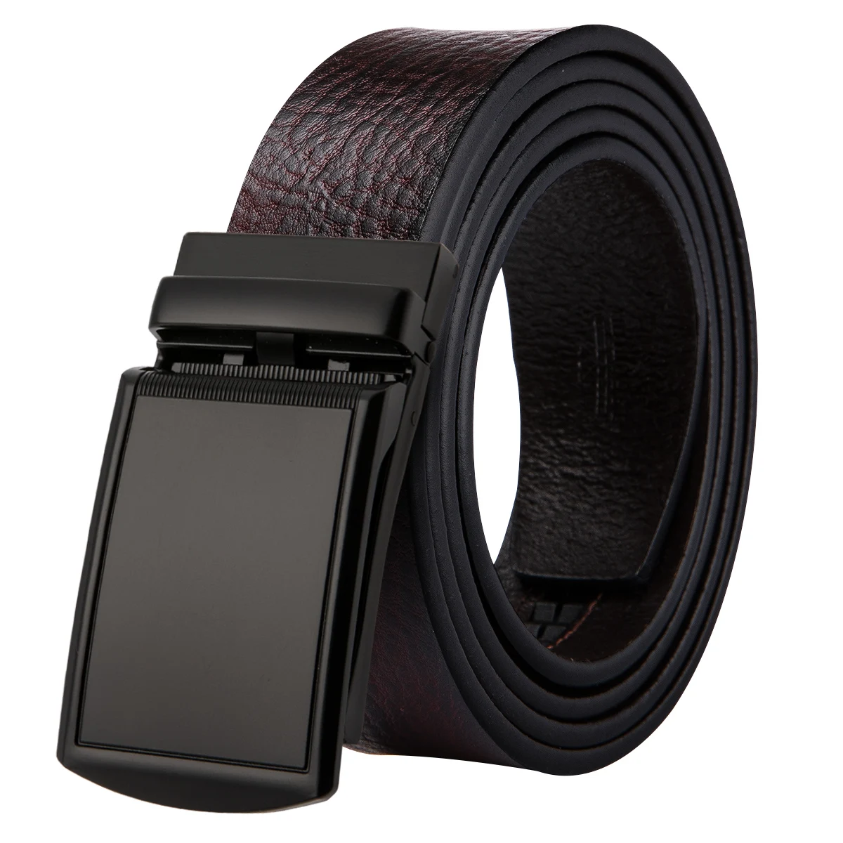

Men Belt 2018 New Fashion Designer Coffe Cowhide Real Leather Belt Black Automatic Buckle Male Luxury Belts for Men GB-61