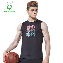 Vansydical майка тренажерный зал спортивные топы Фитнес Для мужчин футболка без рукавов, для тренажерного зала Топ Для мужчин тренировки спортивные Костюмы Для мужчин джогонг жилет