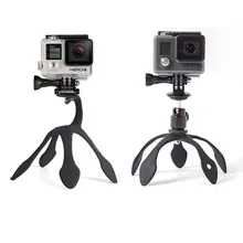 Portable Mini Flexible Octopus Tripod Mount Holder w Ball Head for Gopro HERO 5 4 3