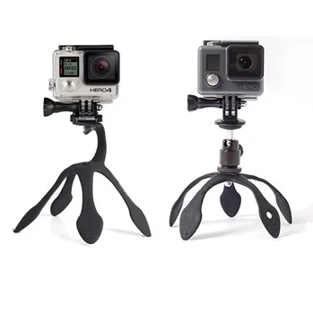 

Portable Mini Flexible Octopus Tripod Mount Holder w/ Ball Head for Gopro HERO 5 4 3 action Cameras SLR Smartphones