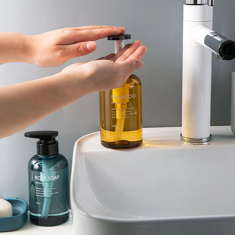 Shampoo Dispensers Bathroom Body Soap Dispenser Refillable 3Pcs/set 300ML/500M