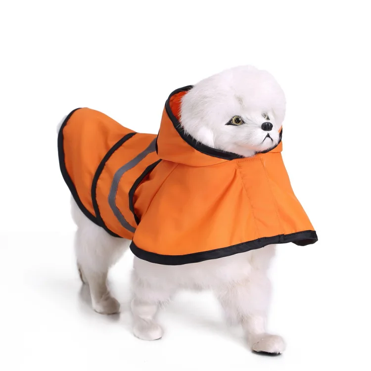 Small big Large Dog Raincoat Rainsuit waterproof Dogs cat pet hoodie poncho Jacket coat