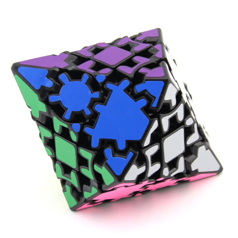 Lan конус шестерни Черный волшебный кубик-головоломка Скорость Куб обучающий игрушки подарки для детей