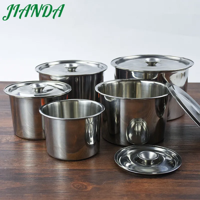 

JIANDA Newest 5 Size Stainless Steel Kitchen Spice Storage Bottle Jars Salt and Pepper Spice Jar Sugar Bowl Seasoning Box