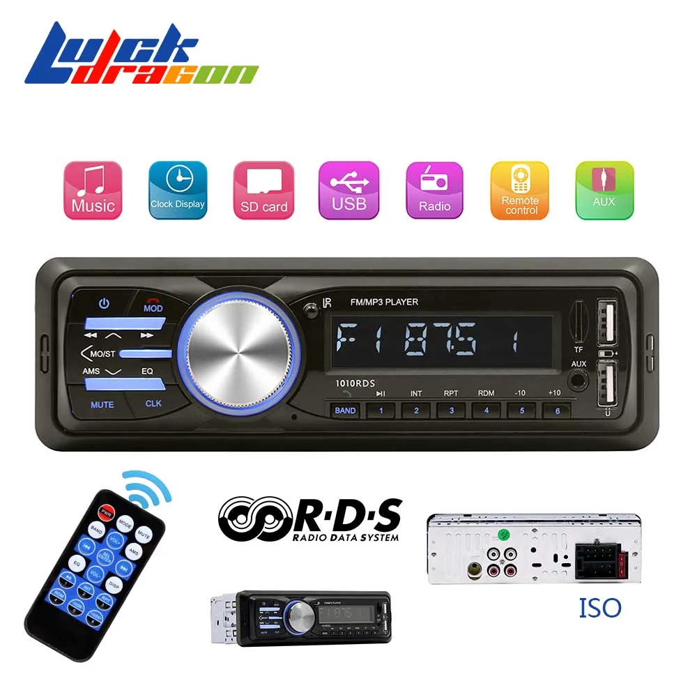 

Autoradio Bluetooth Handsfree Car Radio RDS FM Aux Receiver Car Audio SD USB 1 din Car stereo MP3 Multimedia Player Phone Charge
