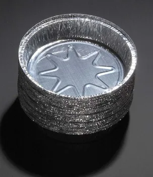 

B205 , round egg tarts, tin paper bowls, aluminum foil tarts, bottom tray, egg tarts, 125pcs aluminum foil moulds