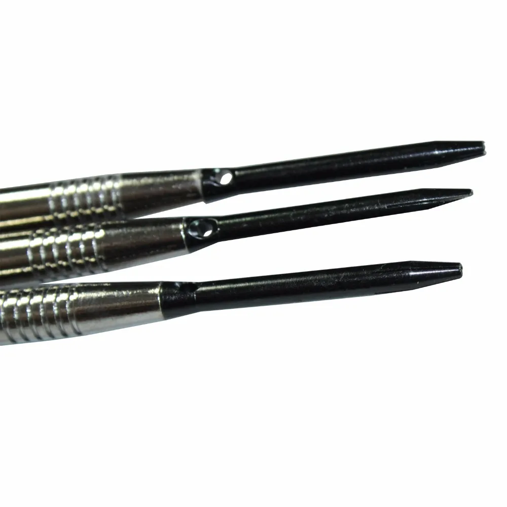DULYMADE 3PCS/set, 26Grams Steel Tip Brass Darts--Tungsten Look Color, with Aluminium Shafts, 2D Flights,and Dart Case