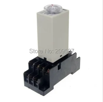 

1se AC 110V 5A H3Y-4 H3Y Delay Timer Relay 0-60 Second 60s 60sec 110VAC & Base