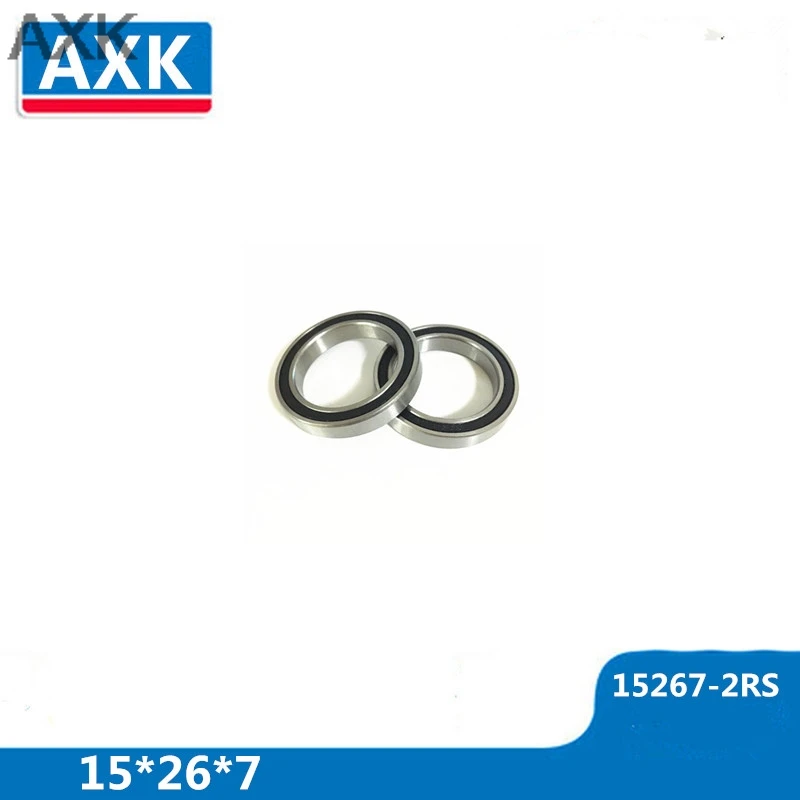 

AXK Bicycle hub bearing 15267-2RS for Chin Haur Disc/HH series hubs & A2Z XCR/XCF series hubs 15*26*7 mm