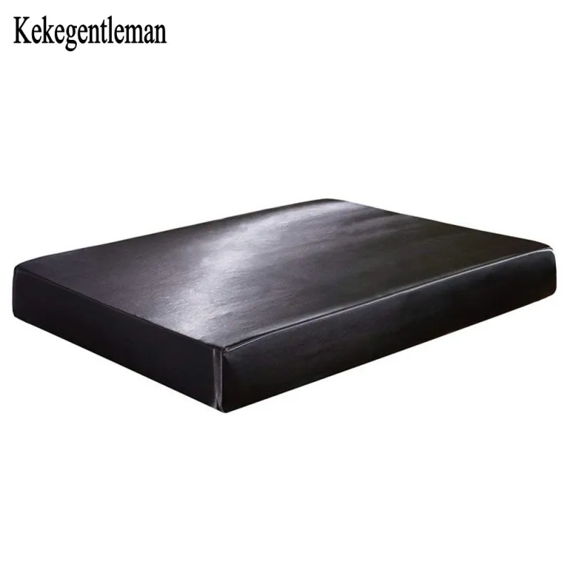 

Satin Silk Bed sheets whit Elastic Full Queen King Deep Fitted sheet Silky Mattress cover