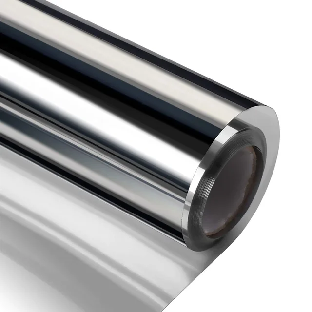 Película de protección para ventana, adhesivo tipo espejo reflectante con control térmico, de protección anti-uv, privacidad, ancho de 60/70/80/90 cm, 400 cm de largo Película de protección para ventana, adhesivo tipo espejo reflectante con control térmico, de protección anti-uv, privacidad, ancho de 60/70/80/90 cm, 400 cm de largo